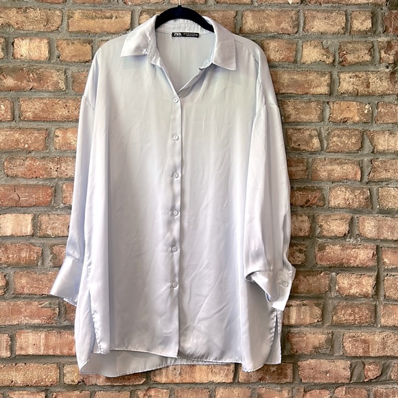 ZARA Silk Blouse - Picture 1 of 4